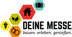 Logo: Deine Messe - bauen, erleben, genießen